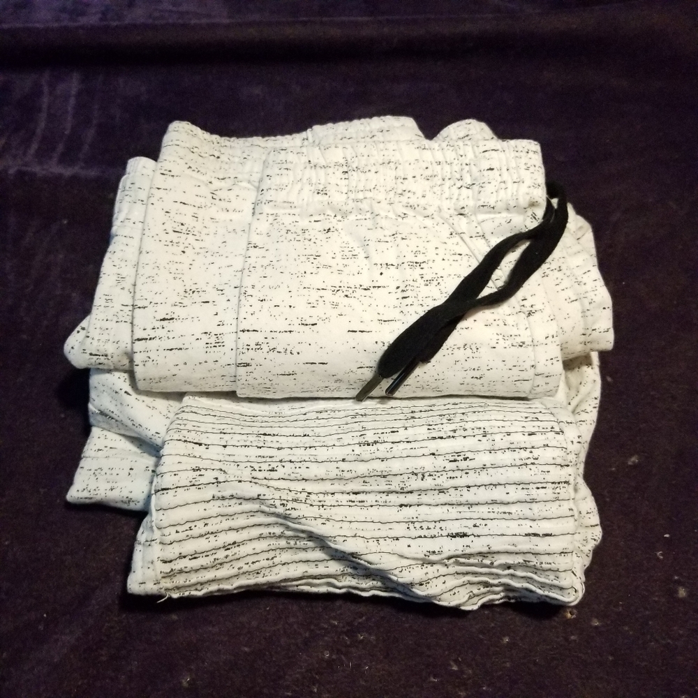 Brooklyn cloth white joggers